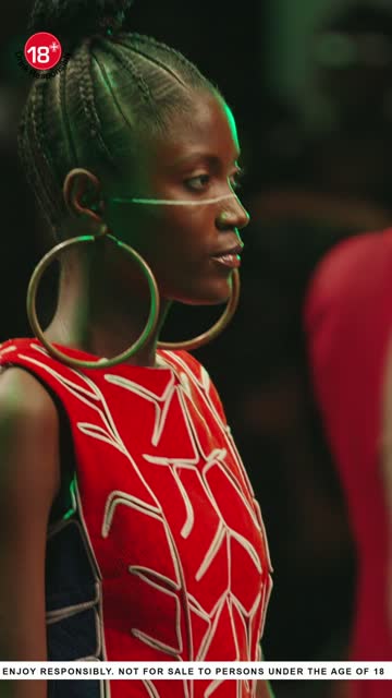 Lagos Fashion Week runway for Heineken