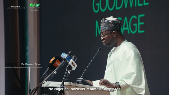 One Agenda, Five Programmes for Federal Government of Nigeria